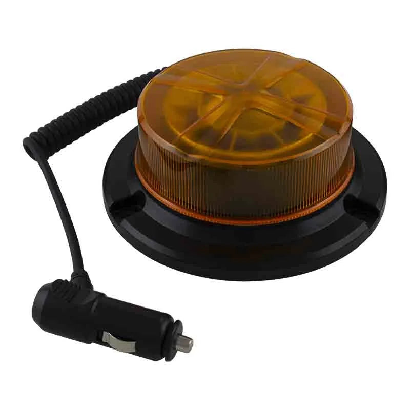 LED R65 low base zwaailamp amber magneet montage 12/24v | LPBR65A-MM