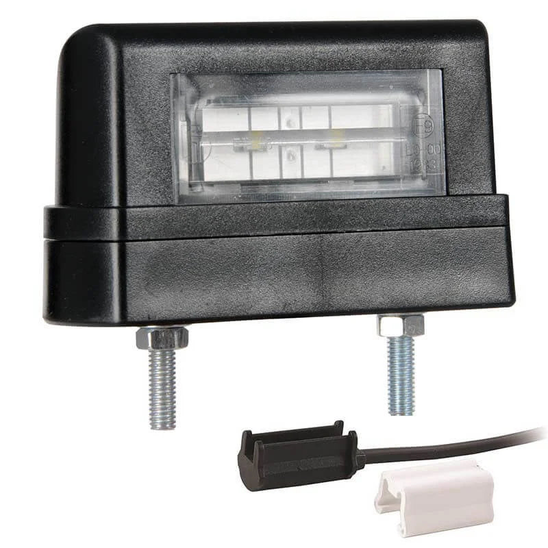 LED kentekenverlichting | 12-36v | met connector 0,75mm². | M10KV-310H