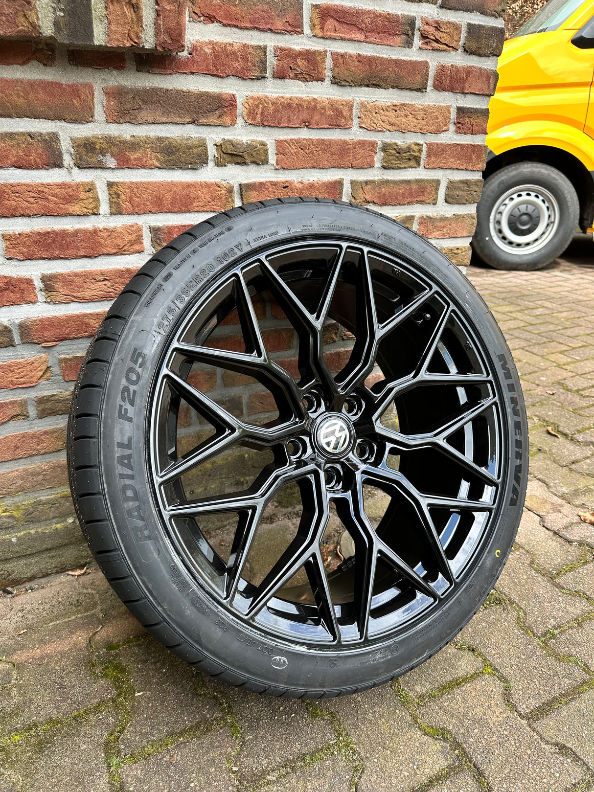 Volkswagen Transporter T5,T6,T6.1 Bulli T7 en Multivan Black Design wielen