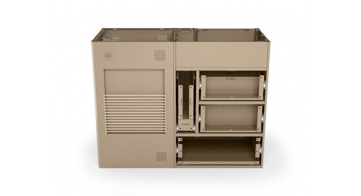 Moon Kitchen Solid Model 2 Shell RAL 1019 detail