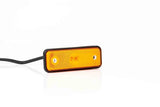 LED markeringslicht amber | 12-24v | 50cm. kabel | 0,75mm². connector | MV-2900A