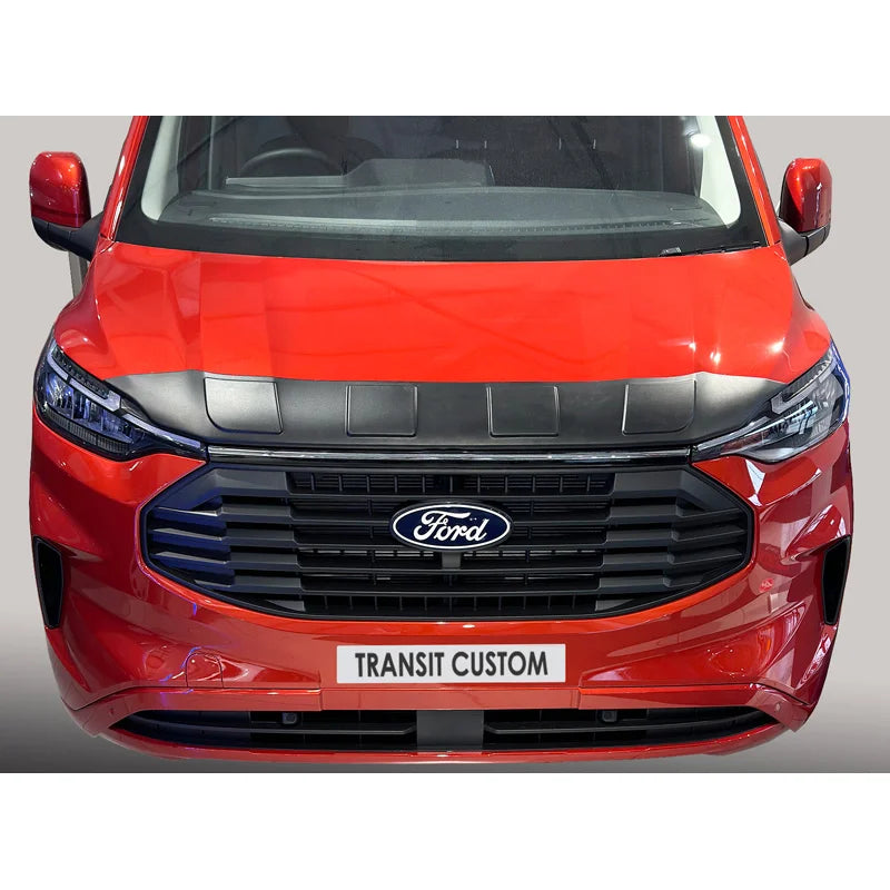 RGM Motorkap cover/beschermer passend voor Ford Transit Custom / Tourneo Custom 2023- Zwart