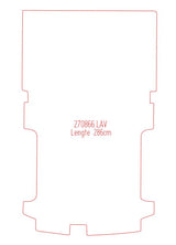Laadruimtemat Ford Transit Custom - Lengte 2, kunststof laadvloer standaard