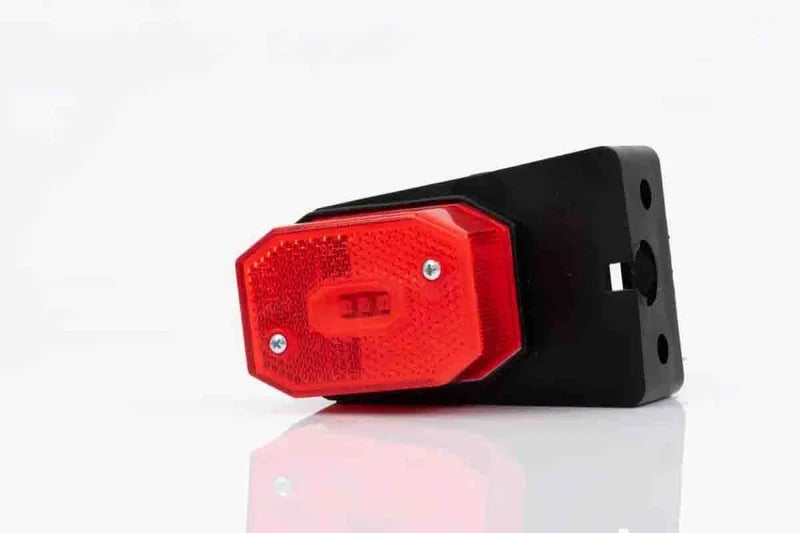 LED markeringslicht rood | 12-24v | 50cm. kabel | MV-2760R