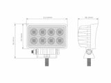 LED Werklamp 24 Watt OLLSON Heavy Duty