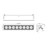 Ollson 48 watt scenelight zijlamp