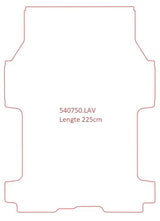 Laadruimtemat Fiat Talento - Lange wielbasis, dubbel cabine (Elegance Snoeks)