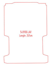 Laadruimtemat Fiat Ducato - Lengte 1 (251 cm)