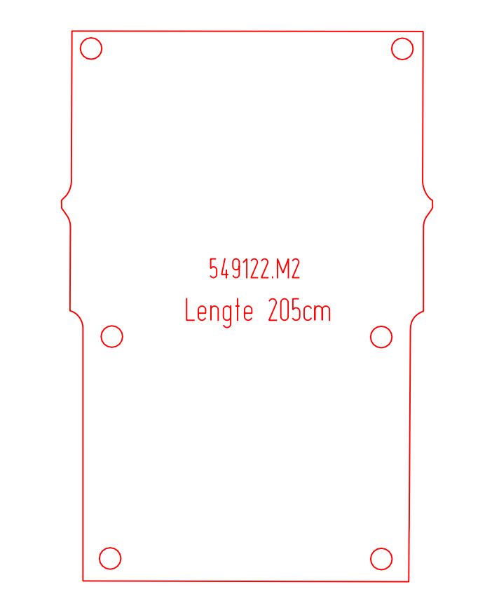 Peugeot Partner Lengte 2, 2 schuifdeuren (549122) - pasvorm