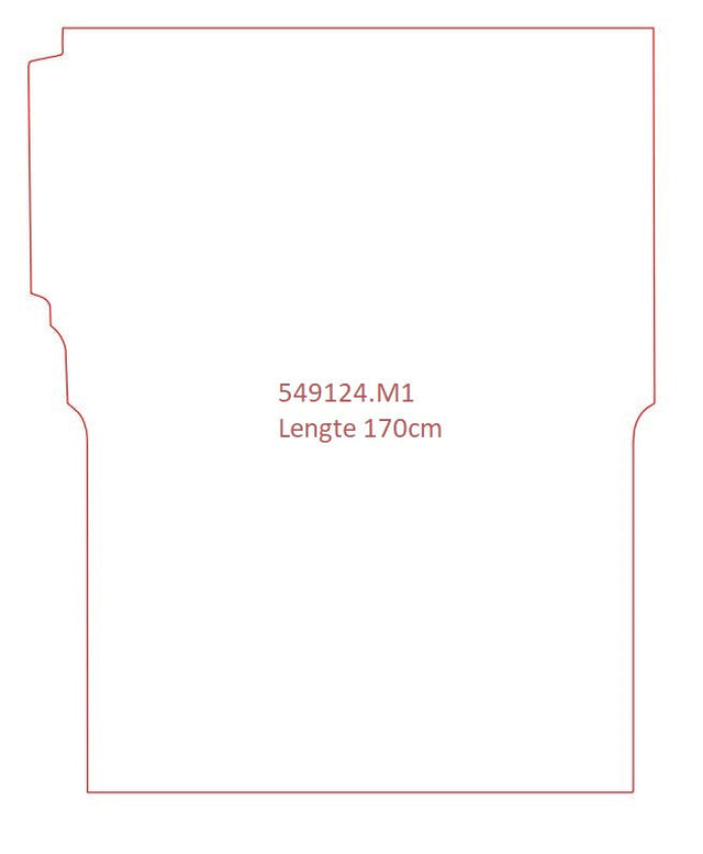 Peugeot Partner Lengte 1, 1 schuifdeur - pasvorm