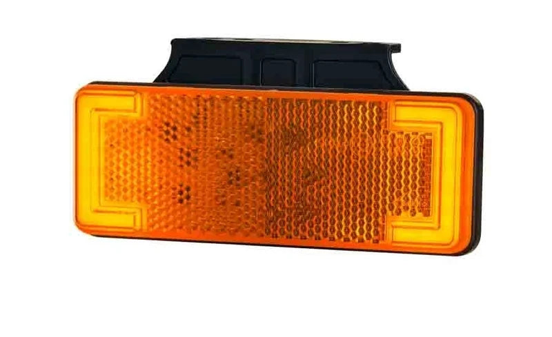 LED Zij-markering met knipperlichtfunctie | 12-24v | 0,5m kabel | MZK-3150A