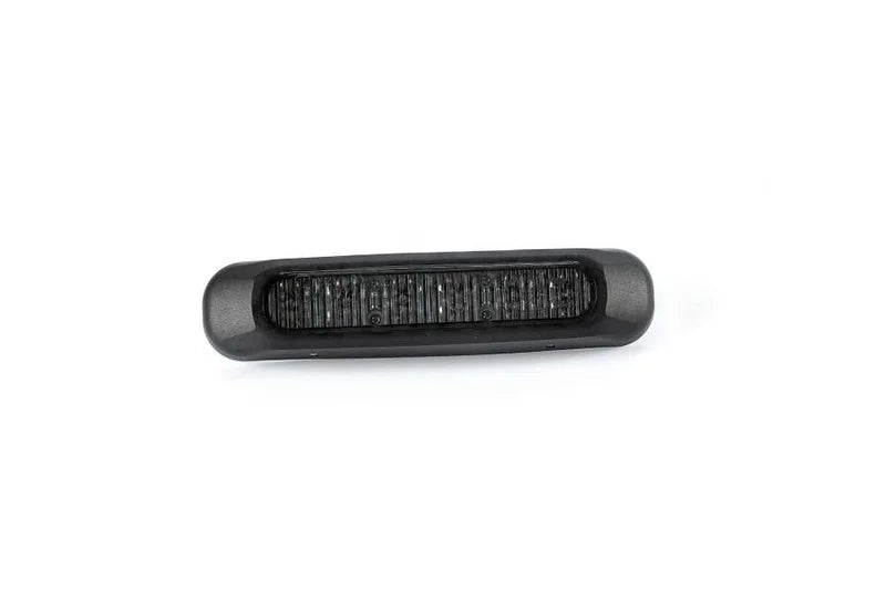 R65 LED Flitser 6 LED's Dark Amber 10 - 30V | S10F6200DA