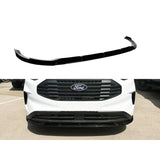 Voorspoiler V.2 passend voor Ford Transit Custom (V710) 2023- (ABS Glanzend zwart)