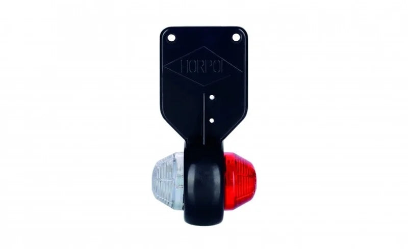LED Breedtelamp links rood/wit 12/24v 50cm kabel | MB-4231RW