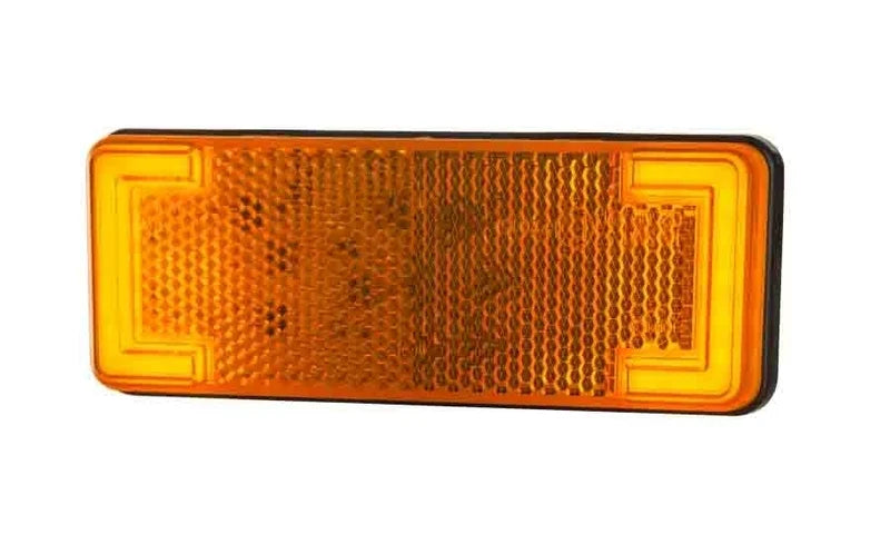 LED Zij-markering met knipperlichtfunctie | 12-24v | 0,5m kabel | MZK-3100A
