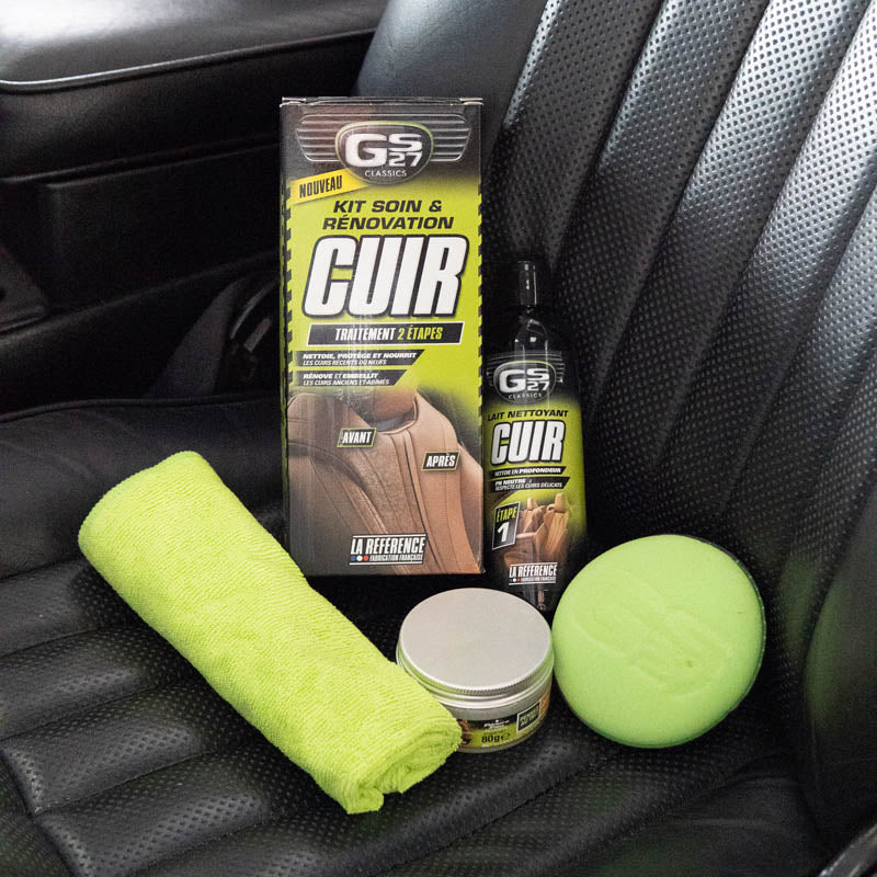 Leather Maintenance and Renovation Kit (Full Set for Leather Upholstery)