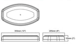 RWX MINI incl fixed mounting - Amber