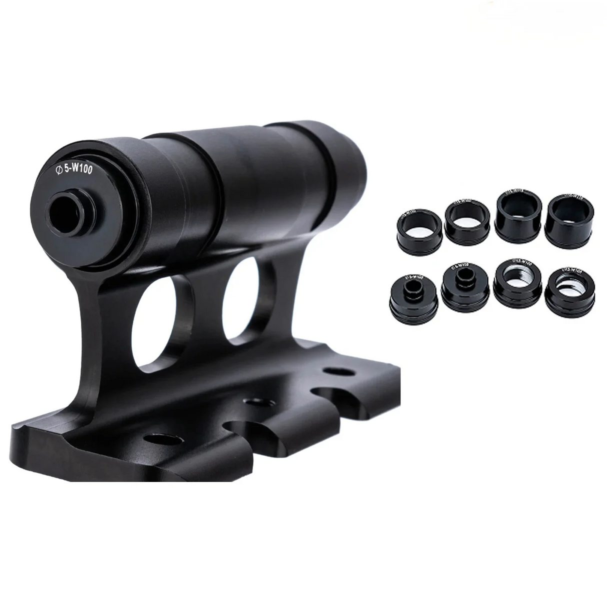 Universele Voorvorkhouder voor Fietsmontage – Thru-Axle 5x100 / 12x100 / 15x100 / 15x110 – Aluminium