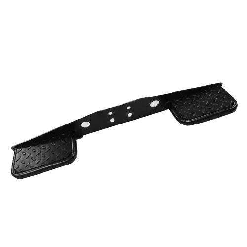 Steps on towbar black universal