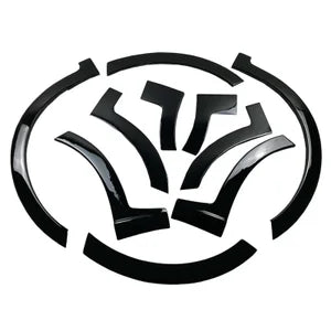 Oneway Set spatbordverbreders (Trims) passend voor Volkswagen Caddy MK5 2020- (Korte wielbasis) - Glanzend zwart