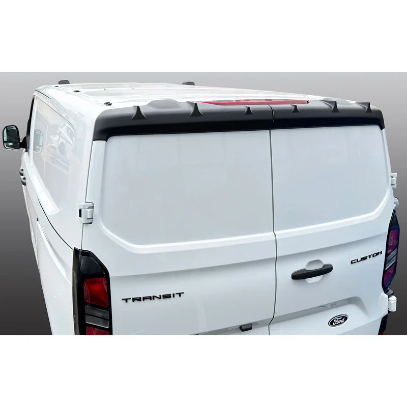 Dakspoiler passend voor  Ford Transit Custom / Tourneo Custom (V710) 2023- (modellen met achterdeuren) - Zwart (ABS)