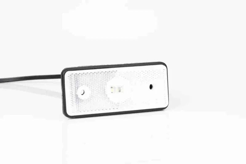 LED markeringslicht wit | 12-24v | 50cm. kabel met 1,5mm². connector | MV-5620W