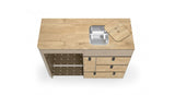 Werkblad Moon Kitchen Solid Model 3 gootsteen links detail