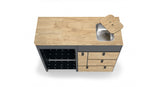 Werkblad Moon Kitchen Solid Model 3 gootsteen rechts