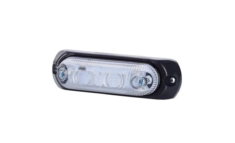LED markeringslicht amber met beugel | 12-24v | 50cm. kabel | MV-4090W