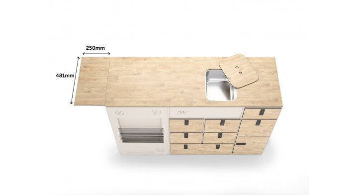 Werkblad voor Moon Kitchen Solid Model 1