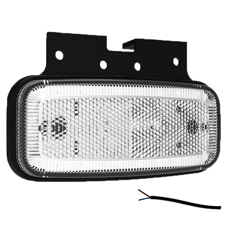 LED markeringslicht wit | 12-24v | 50cm. kabel | MV-1250W