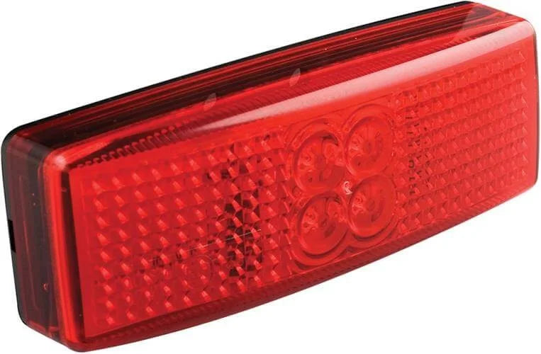 LED markeringslicht rood | 12-24v | 20cm. kabel | 1490RM