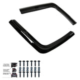 Achterbumperskirts (Hoeken) passend voor Volkswagen Transporter T7 2024- & Ford Transit Custom (V710) 2023- - Glanzend zwart