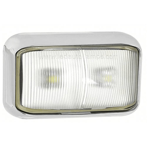 LED markeringslicht wit | 12-24v | 20cm. kabel | 58CWME