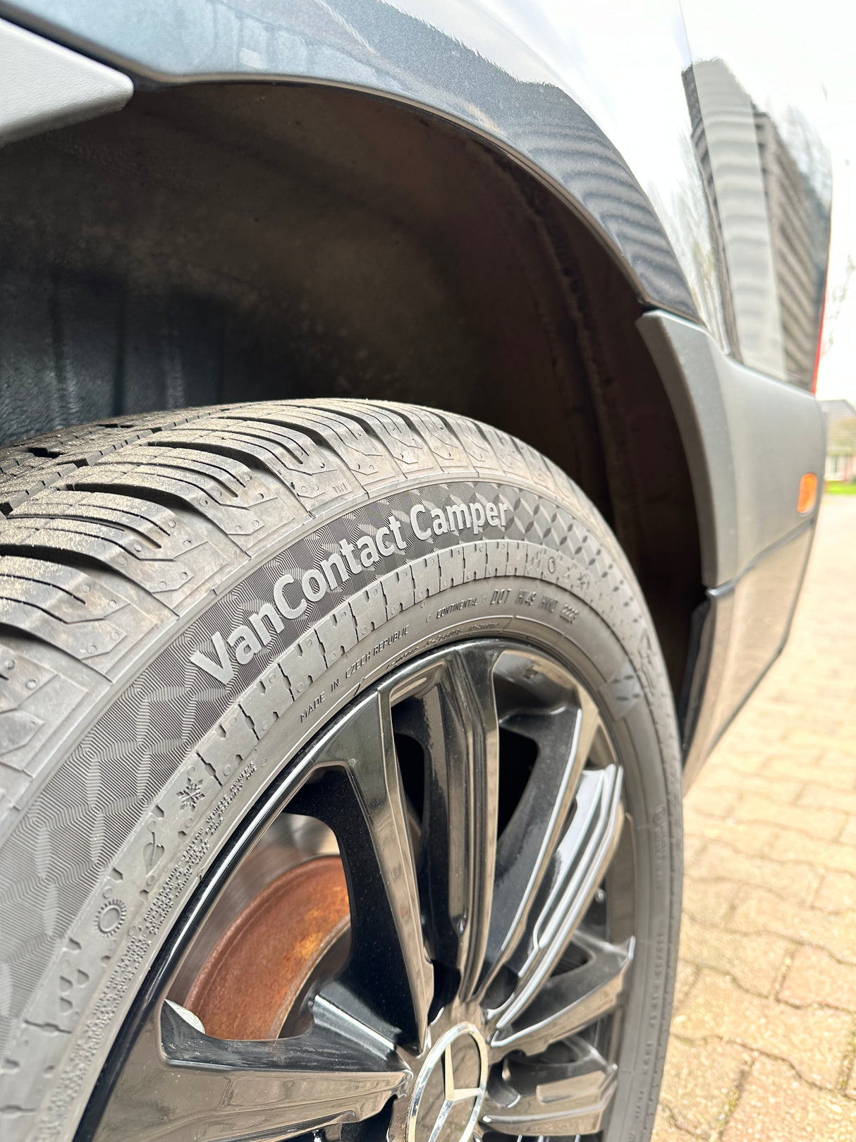 Wheelset with tires 18 inch Mercedes Sprinter 2018+ 