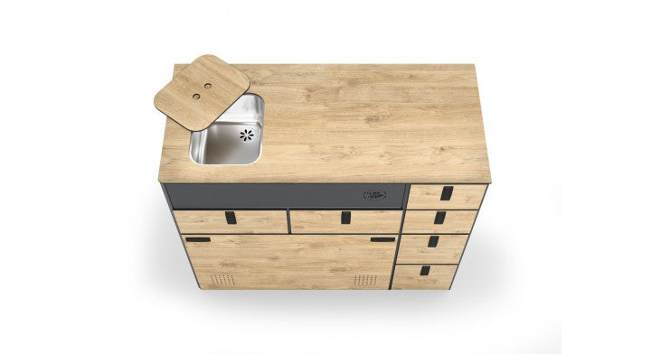 Werkblad Moon Kitchen Solid Model 8 gootsteen links detail