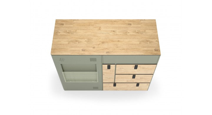 Werkblad Moon Kitchen Solid Model 2 zonder gootsteen detail