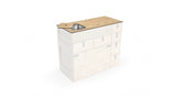 Werkblad Moon Kitchen Solid Model 8 gootsteen links