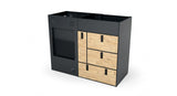 Moon Kitchen Solid Model 2 RAL 7021 detail