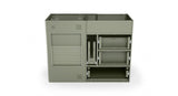 Moon Kitchen Solid Model 2 Shell RAL 7033 detail
