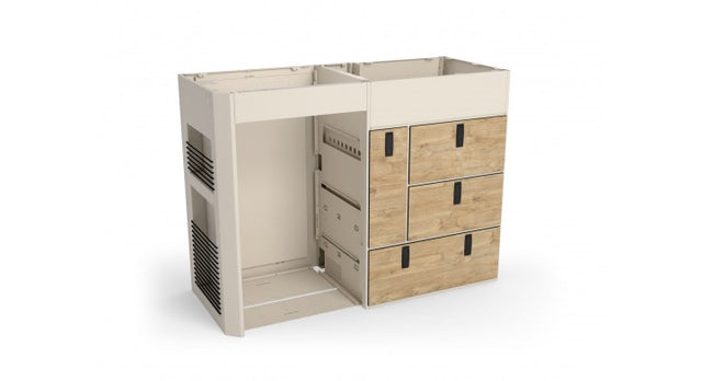 Moon Kitchen Solid Model 3 RAL 9001 zonder lade