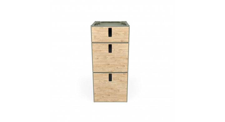 Moon Kitchen Solid Model 62 RAL 7033 detail