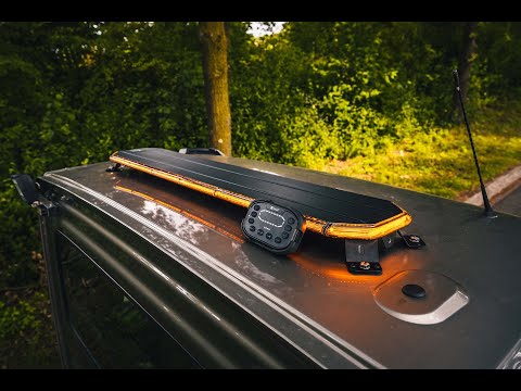 TRALERT® LED Dakset Amber – 1511 mm (12–24V) | Incl. Controller