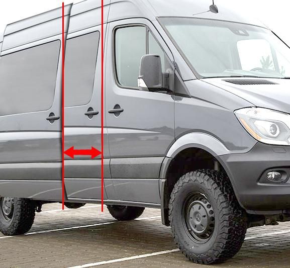 Deurstopper voor Schuifdeur – Sprinter / VW Crafter / MAN TGE
